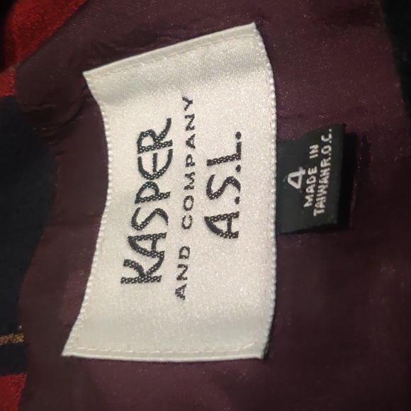 Vintage Plaid Blazer - Picture 5 of 5